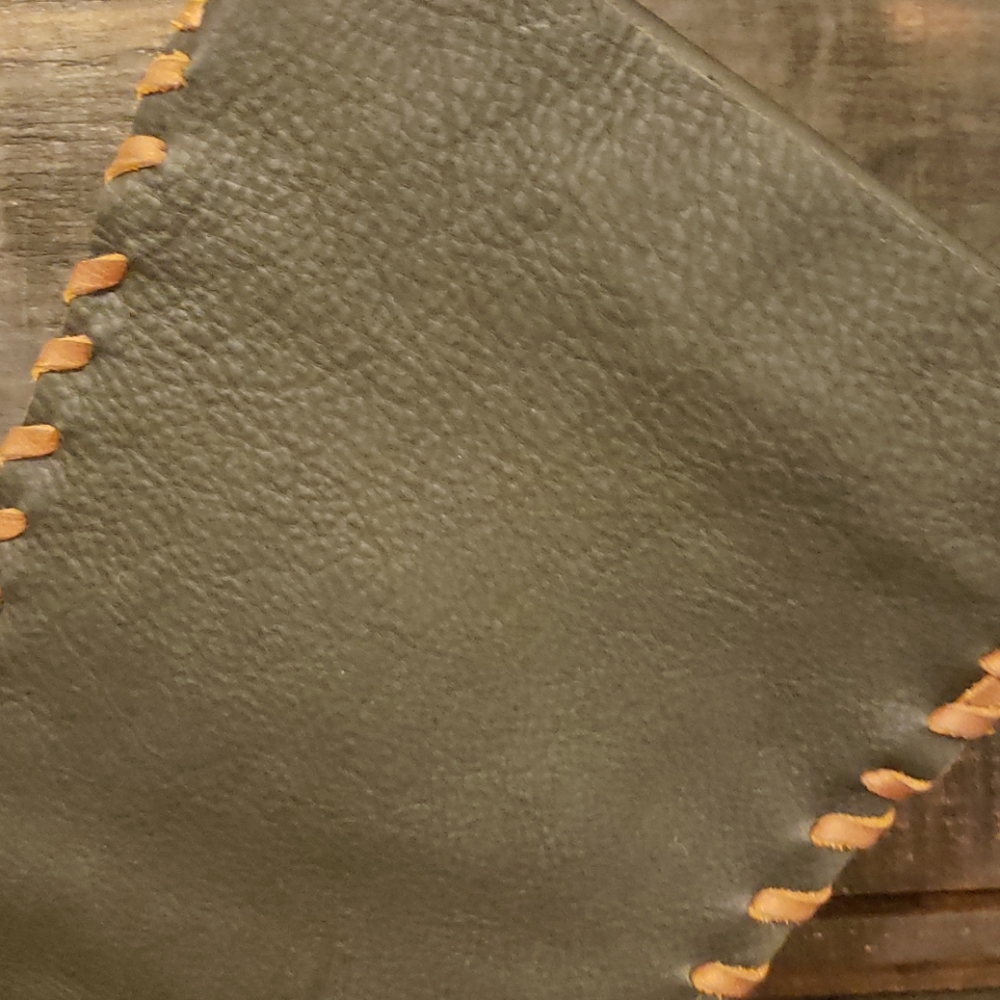 Handmade Cowhair Leather🎄 Stocking - Picture 4 of 7